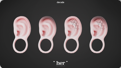 " Gauged Ears " Add-On