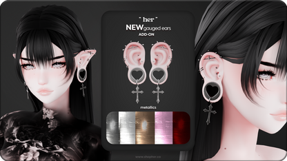 " Gauged Ears " Add-On